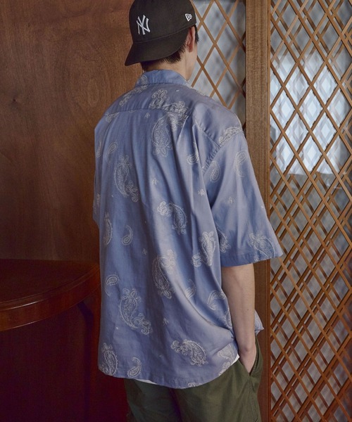 niko and...(ニコアンド)の「刺繍ペイズリーシャツ(シャツ/ブラウス・メンズ・ネイビー/オレンジ/パープル・MEDIUM/LARGE)」の18枚目の写真