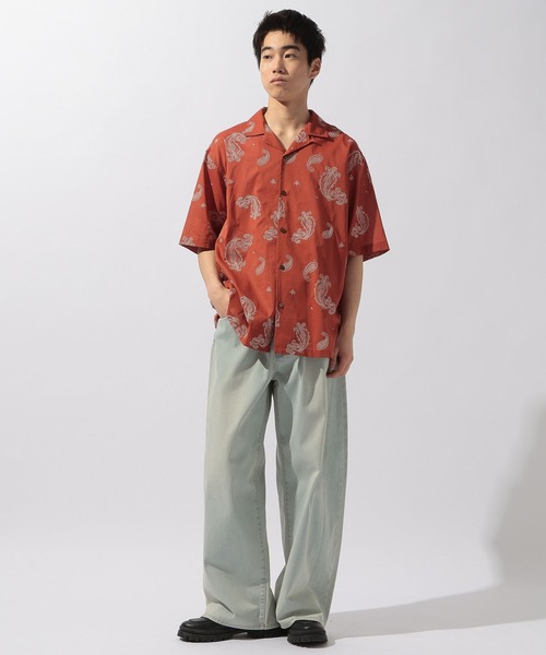 niko and...(ニコアンド)の「刺繍ペイズリーシャツ(シャツ/ブラウス・メンズ・ネイビー/オレンジ/パープル・MEDIUM/LARGE)」の19枚目の写真