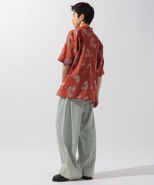 niko and...(ニコアンド)の「刺繍ペイズリーシャツ(シャツ/ブラウス・メンズ・ネイビー/オレンジ/パープル・MEDIUM/LARGE)」の20枚目の写真