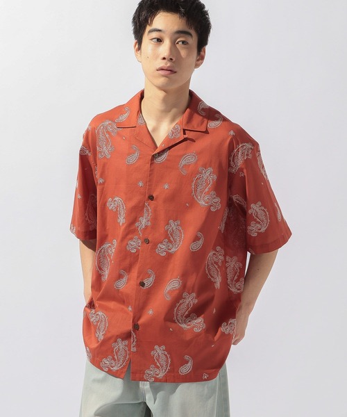 niko and...(ニコアンド)の「刺繍ペイズリーシャツ(シャツ/ブラウス・メンズ・ネイビー/オレンジ/パープル・MEDIUM/LARGE)」の21枚目の写真