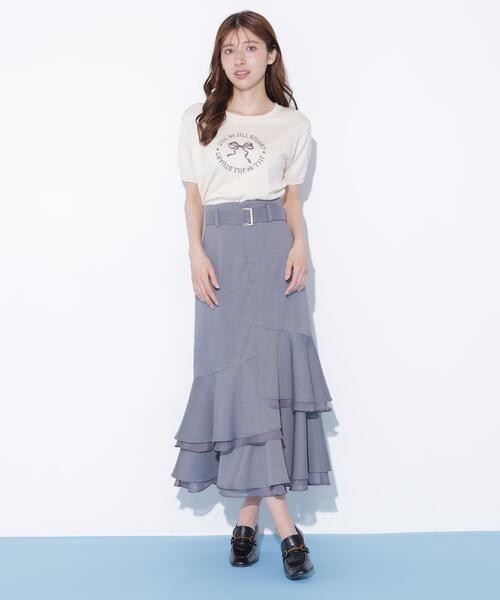 JILL by JILL STUART(ジルバイジルスチュアート)の「サークルロゴニット(ニット/セーター・レディース・ネイビー/ピンク/ホワイト・FREE)」の13枚目の写真
