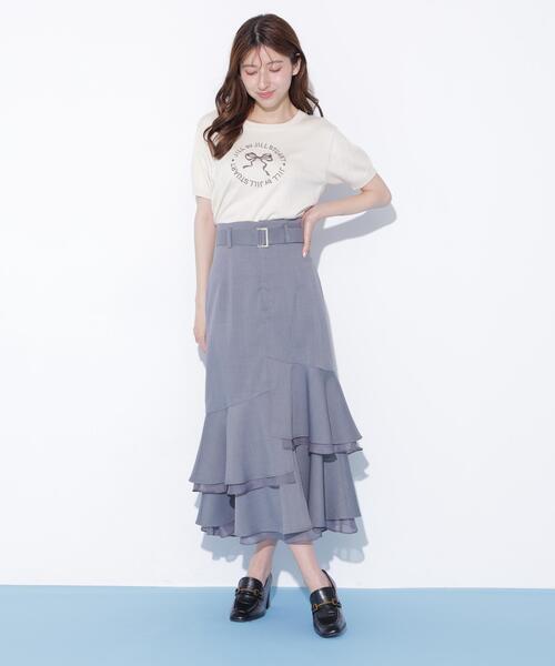 JILL by JILL STUART(ジルバイジルスチュアート)の「サークルロゴニット(ニット/セーター・レディース・ネイビー/ピンク/ホワイト・FREE)」の14枚目の写真