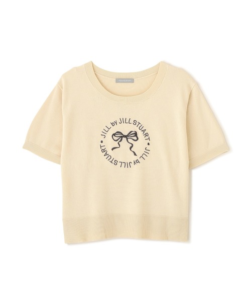 JILL by JILL STUART(ジルバイジルスチュアート)の「サークルロゴニット(ニット/セーター・レディース・ネイビー/ピンク/ホワイト・FREE)」の4枚目の写真