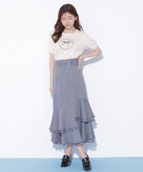 JILL by JILL STUART(ジルバイジルスチュアート)の「サークルロゴニット(ニット/セーター・レディース・ネイビー/ピンク/ホワイト・FREE)」の10枚目の写真