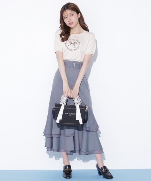 JILL by JILL STUART(ジルバイジルスチュアート)の「サークルロゴニット(ニット/セーター・レディース・ネイビー/ピンク/ホワイト・FREE)」の9枚目の写真