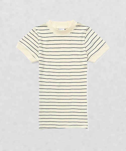 MILLER（ミラー）の「Robert P. Miller / パネルリブ M/N / 828C（Tシャツ/カットソー・レディース・ブラック/グレー系その他/グレー/オレンジ系その他/オレンジ/グリーン系その他/ホワイト・FREE）」の2枚目の写真