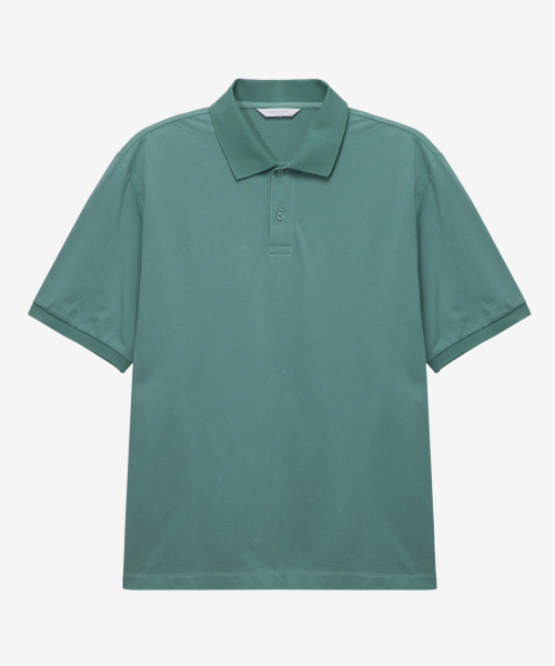 MINDBRIDGE（マインドブリッジ）の「[クール]ピケデイリーカラーTシャツ - 5色（ポロシャツ・メンズ・ネイビー/ライトベージュ/ブラウン/グリーン/グレー・95/100/105/110）」の17枚目の写真