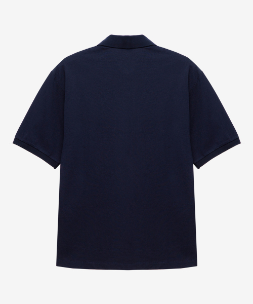 MINDBRIDGE（マインドブリッジ）の「[クール]ピケデイリーカラーTシャツ - 5色（ポロシャツ・メンズ・ネイビー/ライトベージュ/ブラウン/グリーン/グレー・95/100/105/110）」の7枚目の写真