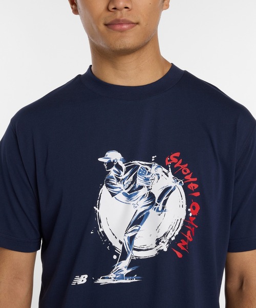 NEW BALANCE(ニューバランス)の「大谷翔平グラフィックTシャツ1(Tシャツ/カットソー・メンズ・ホワイト/ネイビー・SMALL/MEDIUM/LARGE/X-LARGE/XX-LARGE/XXX-LARGE)」の11枚目の写真