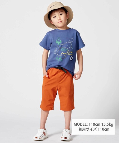 BeBe(ベベ)の「タグポケットクライミングカラーハーフパンツ(その他パンツ・キッズ・オレンジ/グリーン・120cm/140cm/130cm/150cm/110cm)」の21枚目の写真