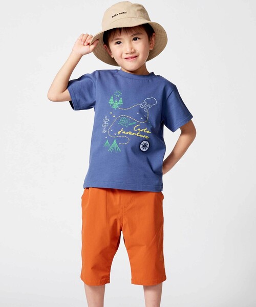 BeBe(ベベ)の「タグポケットクライミングカラーハーフパンツ(その他パンツ・キッズ・オレンジ/グリーン・120cm/140cm/130cm/150cm/110cm)」の13枚目の写真