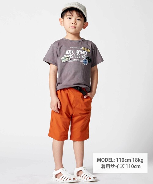 BeBe(ベベ)の「タグポケットクライミングカラーハーフパンツ(その他パンツ・キッズ・オレンジ/グリーン・120cm/140cm/130cm/150cm/110cm)」の14枚目の写真