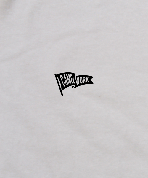 CAMEL WORK(キャメルワーク)の「フラッグロゴ半袖Tシャツ(ライトグレー)(Tシャツ/カットソー・メンズ・その他・MEDIUM/X-LARGE/LARGE)」の4枚目の写真