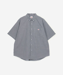 DANTON | ポリオックスフォード ボタンダウン半袖シャツ MEN（シャツ
