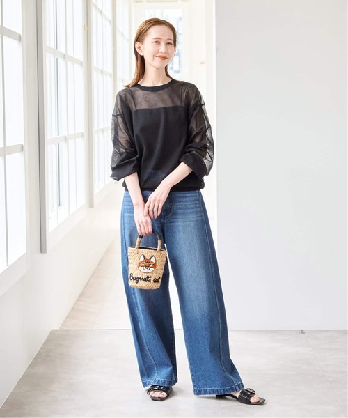 U by SPICK&SPAN(ユーバイスピックアンドスパン)の「BAGMATI /バグマティ CAT mini カゴバッグ(かごバッグ・レディース・ベージュ・FREE)」の13枚目の写真