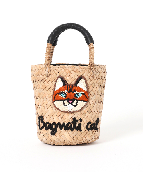 U by SPICK&SPAN(ユーバイスピックアンドスパン)の「BAGMATI /バグマティ CAT mini カゴバッグ(かごバッグ・レディース・ベージュ・FREE)」の10枚目の写真