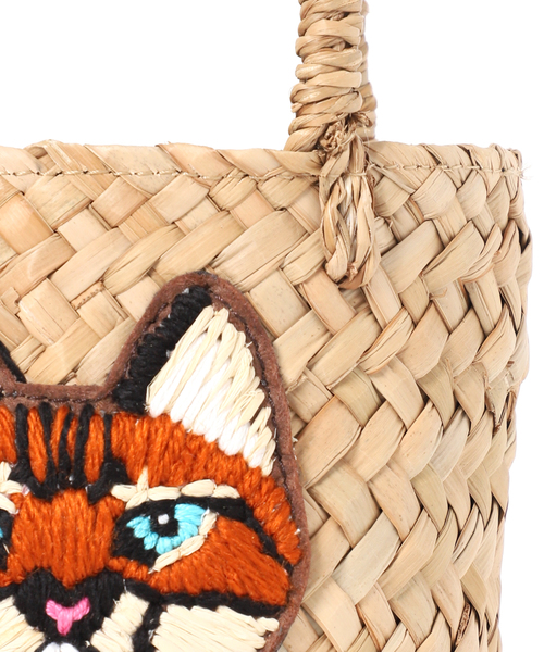 U by SPICK&SPAN(ユーバイスピックアンドスパン)の「BAGMATI /バグマティ CAT mini カゴバッグ(かごバッグ・レディース・ベージュ・FREE)」の8枚目の写真