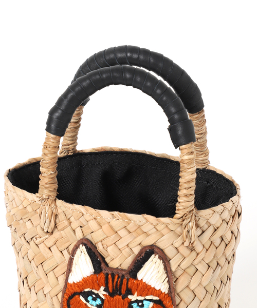 U by SPICK&SPAN(ユーバイスピックアンドスパン)の「BAGMATI /バグマティ CAT mini カゴバッグ(かごバッグ・レディース・ベージュ・FREE)」の7枚目の写真