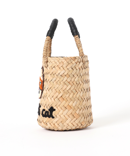 U by SPICK&SPAN(ユーバイスピックアンドスパン)の「BAGMATI /バグマティ CAT mini カゴバッグ(かごバッグ・レディース・ベージュ・FREE)」の6枚目の写真