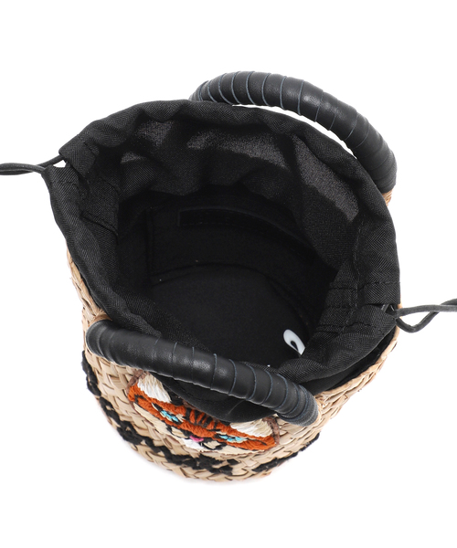 U by SPICK&SPAN(ユーバイスピックアンドスパン)の「BAGMATI /バグマティ CAT mini カゴバッグ(かごバッグ・レディース・ベージュ・FREE)」の2枚目の写真
