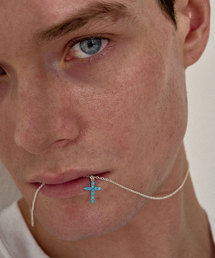 AG47（エイジー47）の「M.C-N-21  Blue Cross Necklace（ネックレス）」