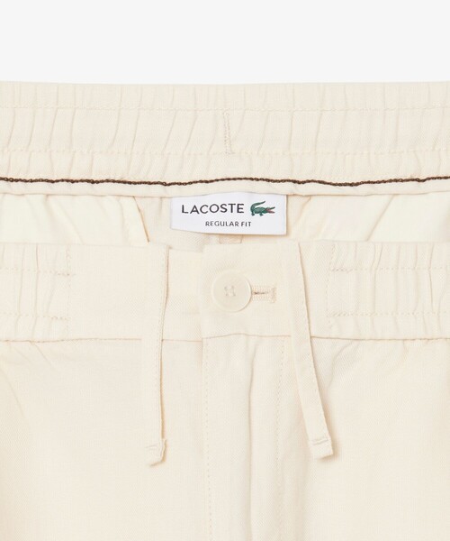 LACOSTE(ラコステ)の「リネン×レーヨンブレンドツイルショーツ(その他パンツ・メンズ・オフホワイト/ブラウン・3/2/4/5)」の12枚目の写真