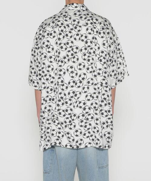 LOTTO（ロット）の「LOTTO　SOCCER BALL PRINT SHIRTS（シャツ/ブラウス・メンズ・ブラック/ホワイト・MEDIUM/LARGE/XX-LARGE/X-LARGE）」の5枚目の写真