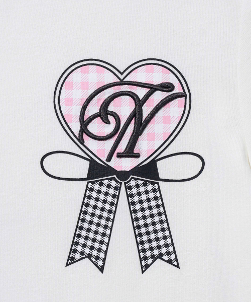 YOUHEE(ユヒ)の「YOUHEE ROSETTE T-SHIRTS_WHITE(Tシャツ/カットソー・レディース・その他・SMALL/MEDIUM)」の5枚目の写真