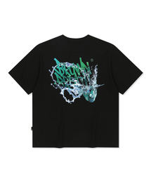 SPLASH TAG TEE - BLACK