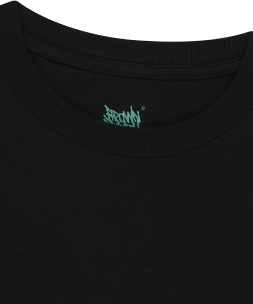BROWNBREATH（ブラウンブレス）の「SPLASH TAG TEE - BLACK（Tシャツ/カットソー・レディース・その他・SMALL/MEDIUM/LARGE/X-LARGE）」の3枚目の写真