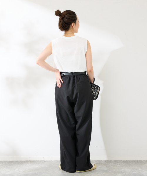 B.C STOCK(ベーセーストック)の「マットウース オーバーパンツ(その他パンツ・メンズ・グレー/ブラック系その他/ブラック/ネイビー・LARGE/MEDIUM)」の7枚目の写真
