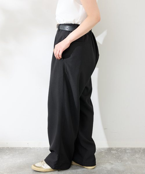 B.C STOCK(ベーセーストック)の「マットウース オーバーパンツ(その他パンツ・メンズ・グレー/ブラック系その他/ブラック/ネイビー・LARGE/MEDIUM)」の9枚目の写真