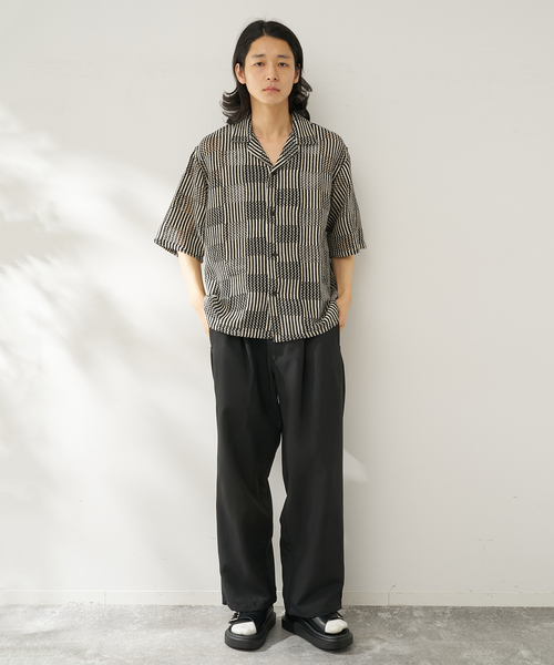 B.C STOCK(ベーセーストック)の「マットウース オーバーパンツ(その他パンツ・メンズ・グレー/ブラック系その他/ブラック/ネイビー・LARGE/MEDIUM)」の11枚目の写真