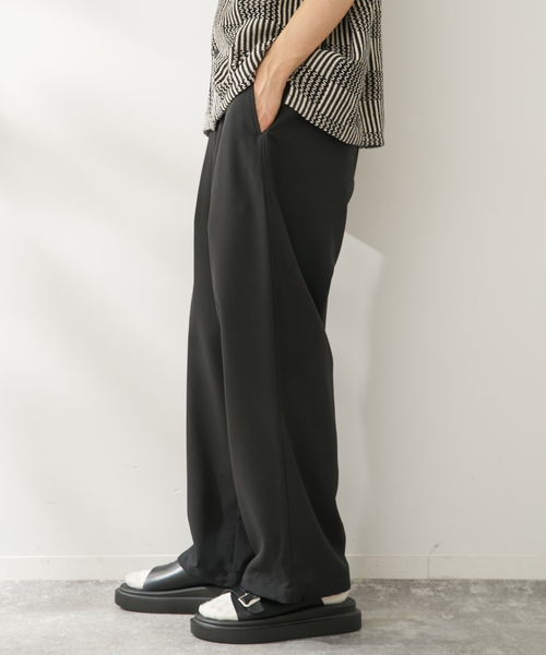 B.C STOCK(ベーセーストック)の「マットウース オーバーパンツ(その他パンツ・メンズ・グレー/ブラック系その他/ブラック/ネイビー・LARGE/MEDIUM)」の14枚目の写真