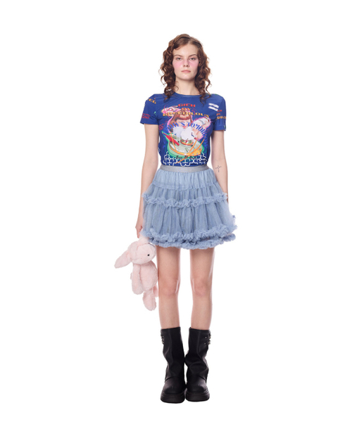 GREEDILOUS(グリディアス)の「YH Baby Baking Cropped T-Shirt(Tシャツ/カットソー・レディース・その他・X-SMALL/SMALL/MEDIUM/LARGE)」の1枚目の写真