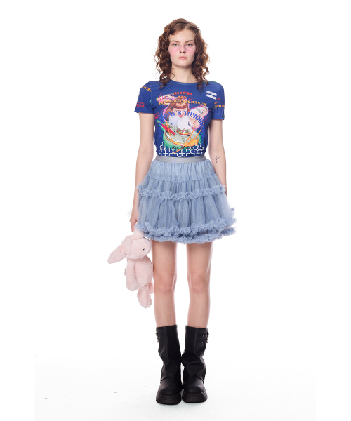 GREEDILOUS(グリディアス)の「YH Baby Baking Cropped T-Shirt(Tシャツ/カットソー・レディース・その他・X-SMALL/SMALL/MEDIUM/LARGE)」の2枚目の写真