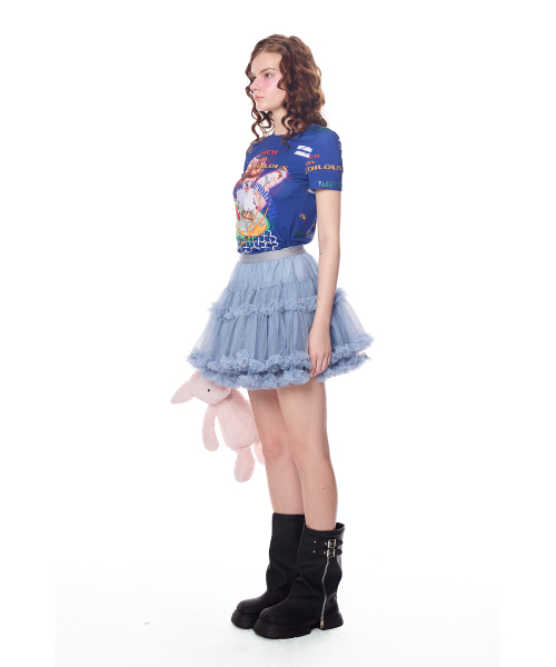 GREEDILOUS(グリディアス)の「YH Baby Baking Cropped T-Shirt(Tシャツ/カットソー・レディース・その他・X-SMALL/SMALL/MEDIUM/LARGE)」の3枚目の写真