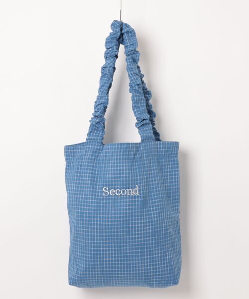frunco(フランコ)の「刺繍ロゴ入チェックトート(トートバッグ・レディース・ホワイト/アイボリー/ブラック/イエロー/ブルー・FREE)」の16枚目の写真