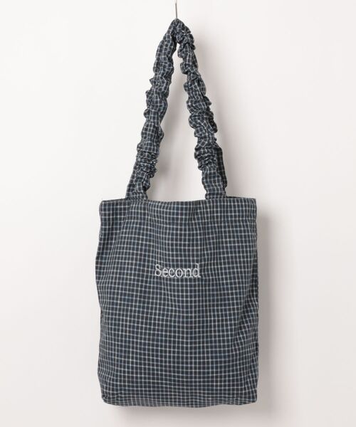 frunco(フランコ)の「刺繍ロゴ入チェックトート(トートバッグ・レディース・ホワイト/アイボリー/ブラック/イエロー/ブルー・FREE)」の14枚目の写真