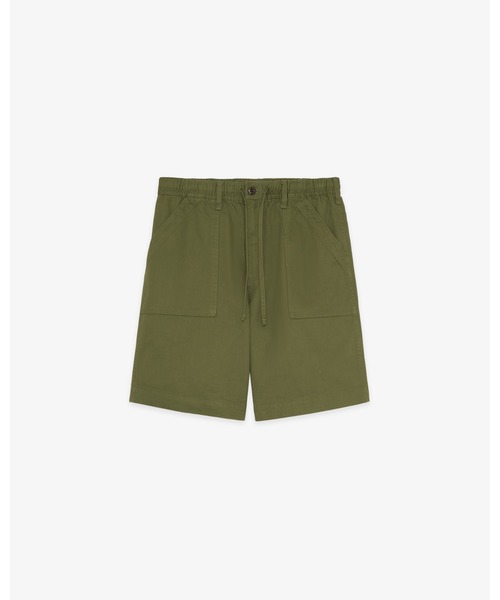 FRONT 11201(フロントワンワントゥーオーワン)の「REDE HBT Easy Fatigue Shorts/ Olive(その他パンツ・メンズ・ダークオリーブ・L/M/S)」の1枚目の写真