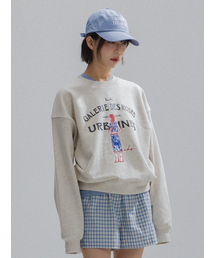 French Muse Artwork Sweatshirt_OATMEAL [2nd]