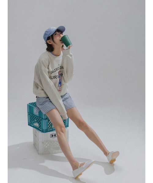 ANNEHEARTS（アンハーツ）の「French Muse Artwork Sweatshirt_OATMEAL [2nd]（スウェット・レディース・その他・SMALL/MEDIUM）」の5枚目の写真