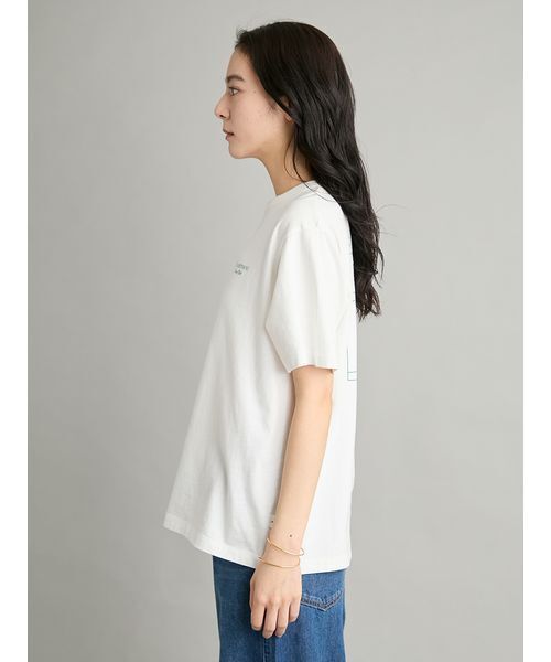 Mila Owen(ミラオーウェン)の「TENNIS CLUBグラフィックTEE(Tシャツ/カットソー・レディース・ピンク/グリーン/ホワイト・F)」の11枚目の写真
