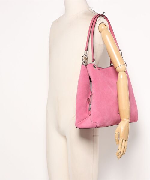 MICHAEL KORS(マイケルコース)の「LG TRIPLE GSST SHLDR TOTE(ショルダーバッグ・レディース・ピンク系・FREE)」の5枚目の写真