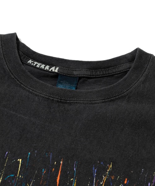 Good On(グッドオン)の「Good On/グッドオン KOUHEI TERRAI HAND PAINT RECORD SS TEE(Tシャツ/カットソー・メンズ・ブラック・MEDIUM/X-LARGE/LARGE)」の8枚目の写真