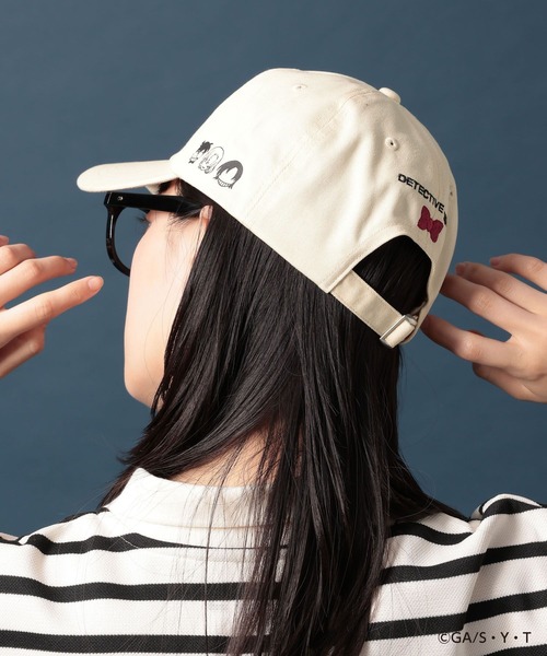 PAGEBOY(ページボーイ)の「【名探偵コナン】カギアナロゴキャップ(キャップ・レディース・レッド/ブラック/オフホワイト・FREE)」の5枚目の写真