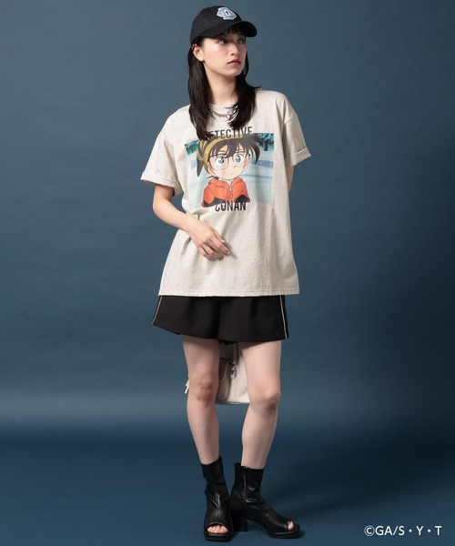 PAGEBOY(ページボーイ)の「【名探偵コナン】カギアナロゴキャップ(キャップ・レディース・レッド/ブラック/オフホワイト・FREE)」の9枚目の写真