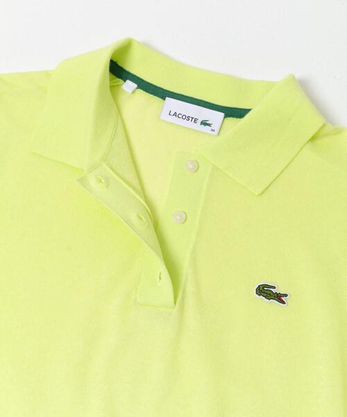 LACOSTE(ラコステ)の「LACOSTE ラメニットポロシャツ(ニット/セーター・レディース・グリーン/ピンク/アイボリー・36)」の7枚目の写真