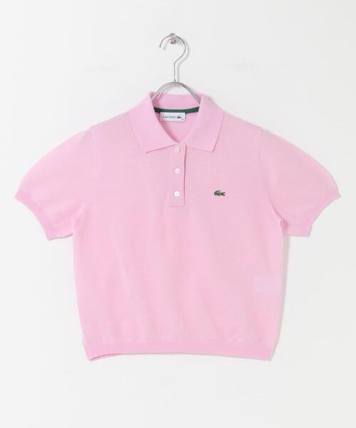 LACOSTE(ラコステ)の「LACOSTE ラメニットポロシャツ(ニット/セーター・レディース・グリーン/ピンク/アイボリー・36)」の12枚目の写真