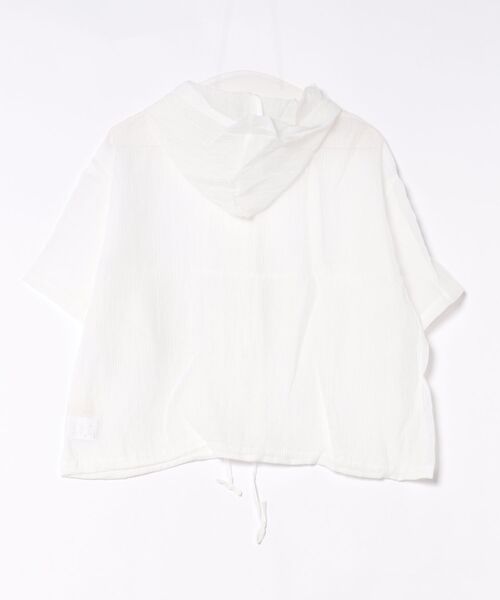 gossara（ゴサラ）の「【夏の羽織りにおすすめ】裾リボンフード付きシャツ（シャツ/ブラウス・レディース・チャコールグレー/ベージュ/オフホワイト・FREE）」の16枚目の写真